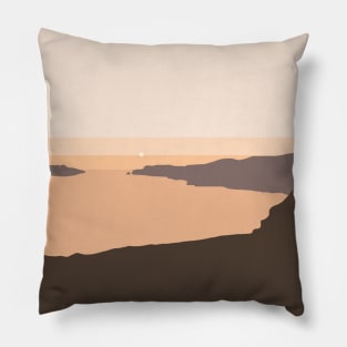 Cliff Sunset Pillow