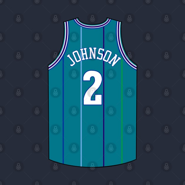 Larry Johnson Charlotte Jersey Qiangy by qiangdade