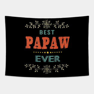 Vintage Best Papaw Ever Farther Day Tapestry