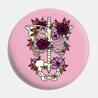 Bones and botany Pin