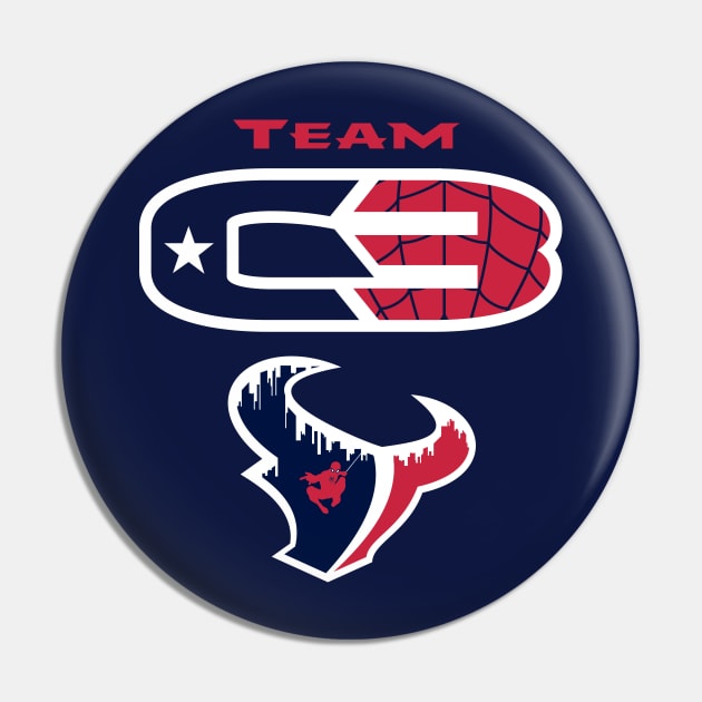 Team C3 - TurkeyBowl III Pin by LeftCoast Graphics