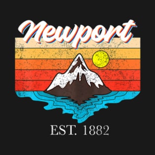 Newport Sunset USA T-Shirt