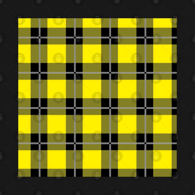 Yellow and Black Flannel-Plaid Pattern by Design_Lawrence