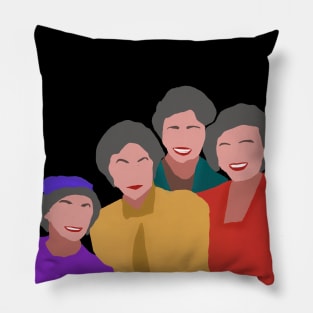 Golden Girls Illustration Pillow
