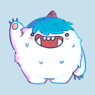 Cute AdorableYeti says Hi T-Shirt