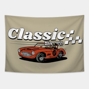 Classic Motorsport Tapestry