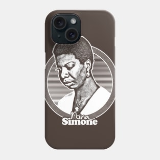 Nina Simone //\\ Original Retro Fan Art Design Phone Case