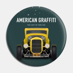 American Graffiti - Alternative Movie Poster Pin