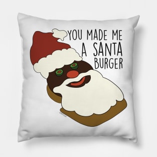 santa burger Pillow