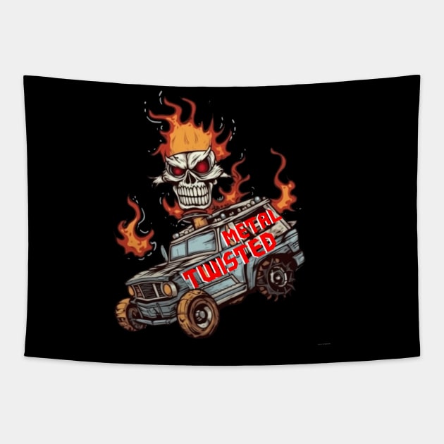 Metal Twisted Tapestry by Pixy Official