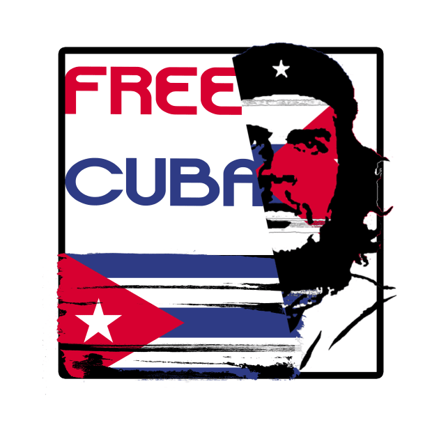 Free Cuba by Creation Cartoon