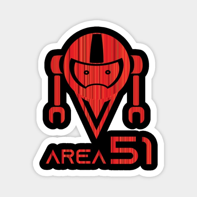 Area 51 Magnet by mypointink