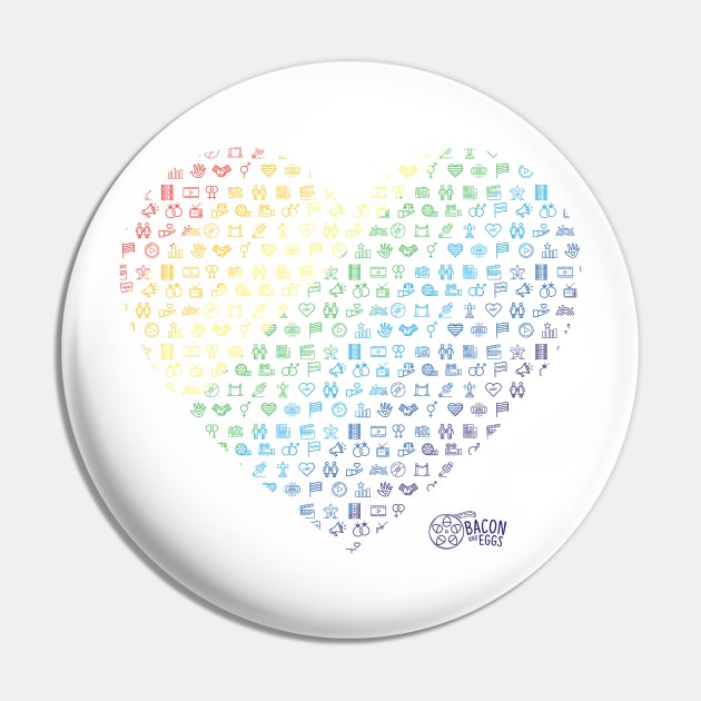 B&E Pride Pin by BaconAndEggs