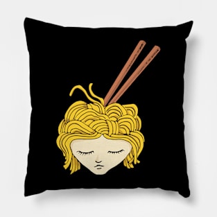 Noodle Queen Pillow