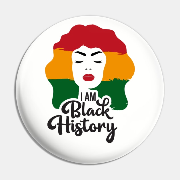 i am black history month woman Pin by Mstudio