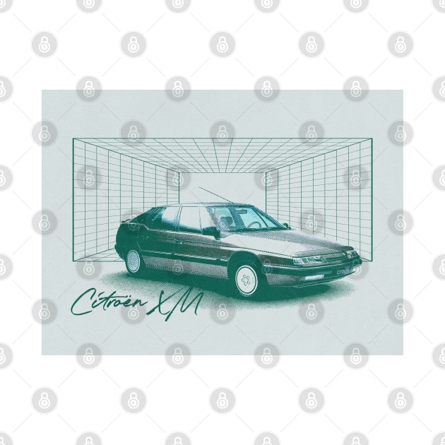 Citroen XM ---- 90s Style Vintage Aesthetic Car Design by unknown_pleasures