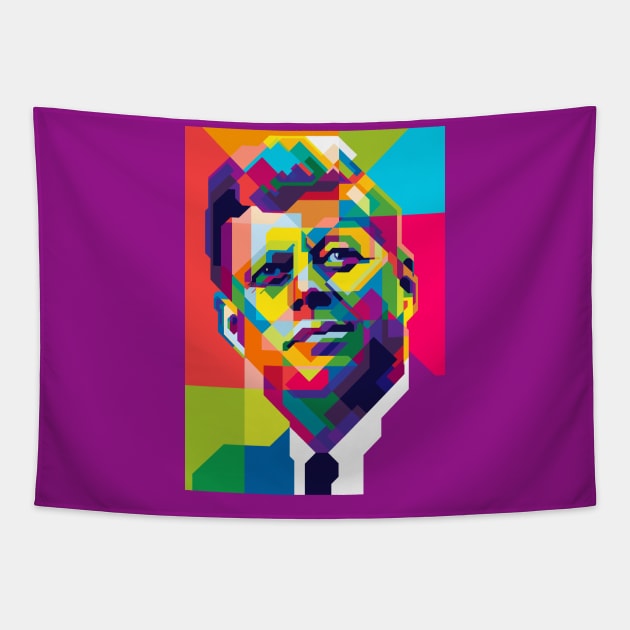 JOHN F KENNEDY Tapestry by mrcatguys