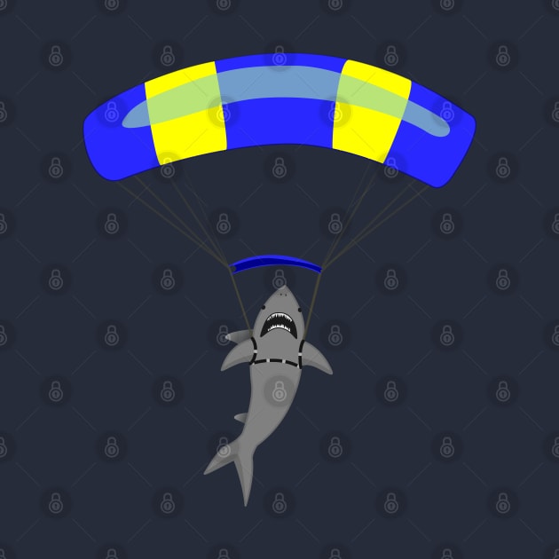 Jump The Shark - Blue/Yellow Canopy by Justamere