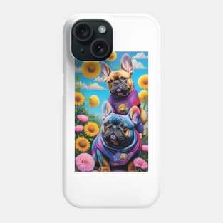 Frenchie's Flower Power Phone Case