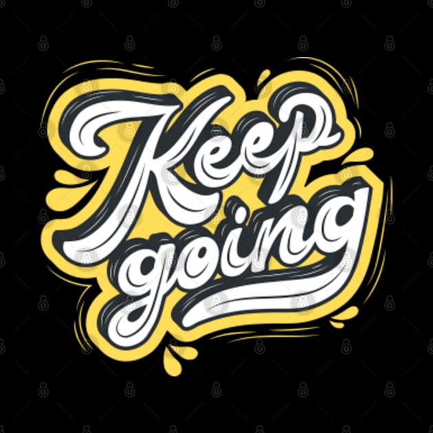 Keep Going Yellow by Pun Icons