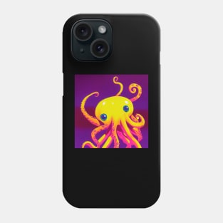 Yellow Octopus Phone Case