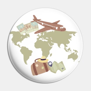 To travel is to live on plane photos baggage Pin