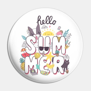 Hello Summer Pin