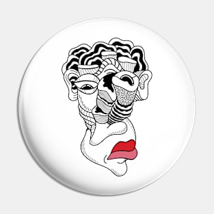 Brain Waves Pin