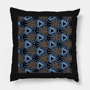 Cheetah  Peacock Pattern Pillow