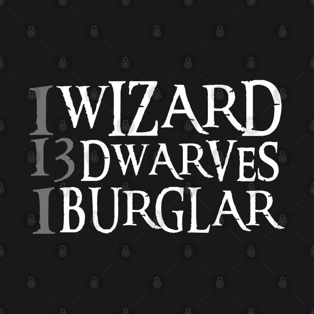 The Company - 1 Wizard - 13 Dwarves - 1 Burglar - Fantasy by Fenay-Designs