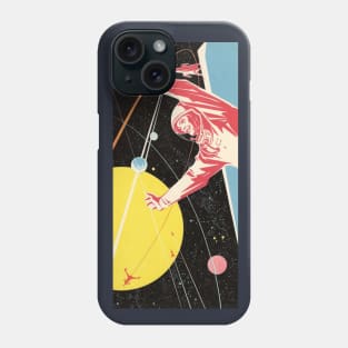 Retro 60s Space Age illustration Phone Case