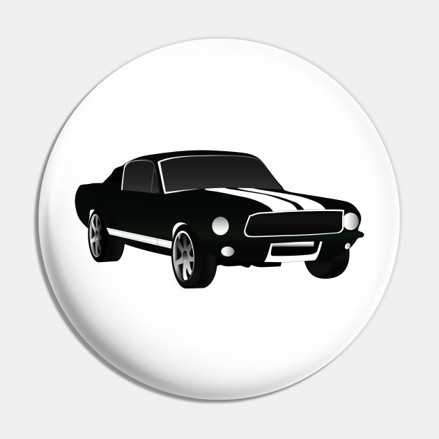 FF Ford Mustang Pin by kindacoolbutnotreally