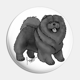 Dog - Chow Chow - Black Pin