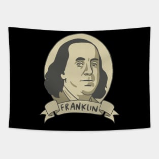 Ben Franklin Portrait Tapestry