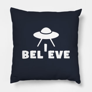 Believe UFO Sci Fi Pillow