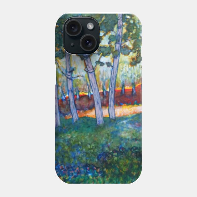 Light thru trees Phone Case by AmyKalish