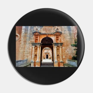 Entry into Greek Monastery Pin