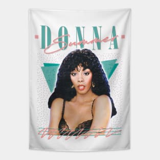 Donna Summer / Retro Style Fan Art Design Tapestry