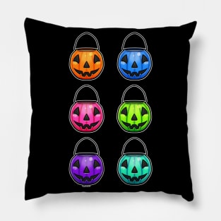 Classic Pumpkin Buckets Pillow