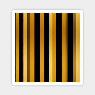 Golden Harmony: Abstract Stripes in Luxe Gold Magnet