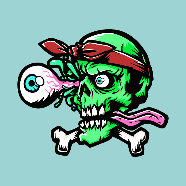 Cartoon Zombie Gangster by SLAG_Creative