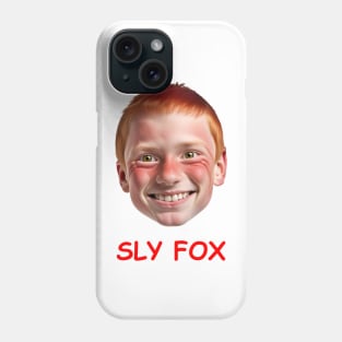 SLY FOX (Red Text) Phone Case