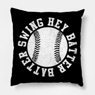 Hey Batter Batter Swing Pillow