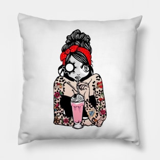 Delta Rose milkshake 3 Pillow