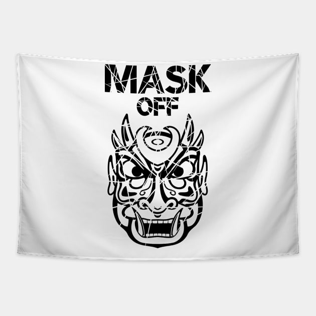 Mask Off (cunning demon) Tapestry by RIVEofficial