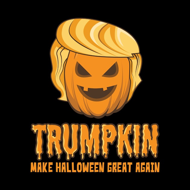 'Trumpkin Make Halloween Great Again' Pumpkin Fall by ourwackyhome