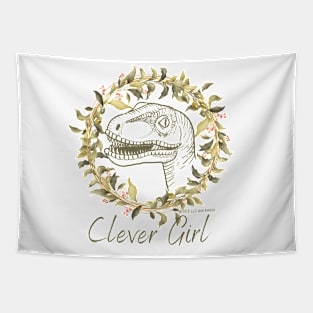 Clever Girl - Velociraptor Tapestry