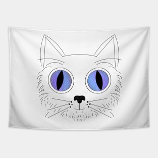 Big Eyed Cat V8 Tapestry