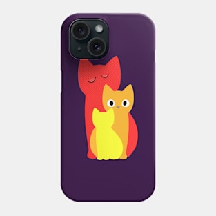 Rainbow cats Phone Case