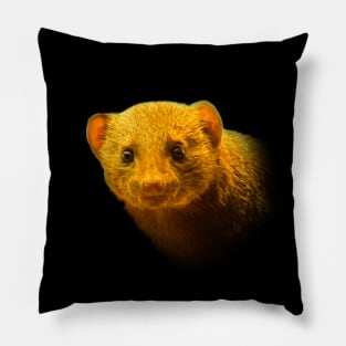 Dwarf mongoose Pillow